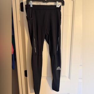 Adidas Men’s Compression Training Tights Aeroready Black Leggings Size Small